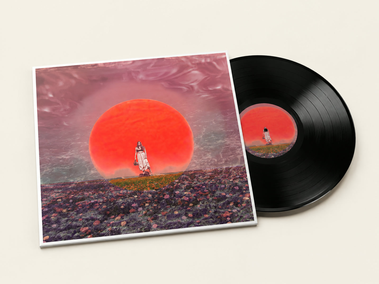 Garden of Mine vinyl record and sleeve